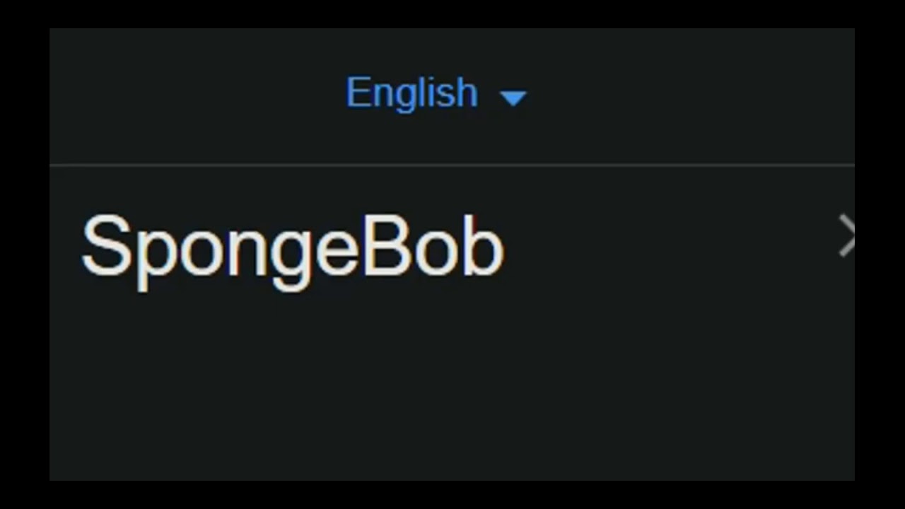 SpongeBob in different languages 6 YouTube