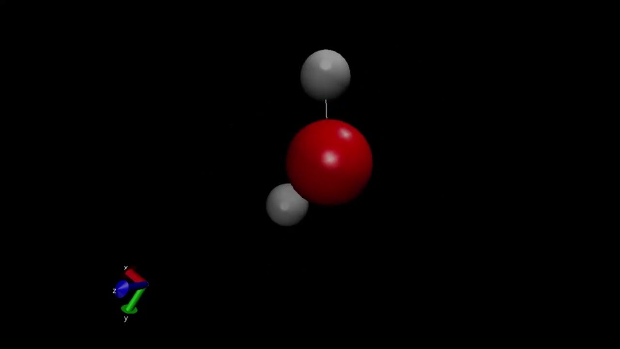 Sound of a Single Water Molecule