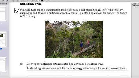 2017 Level 3 NCEA Waves Question 2