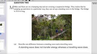 2017 Level 3 NCEA Waves Question 2