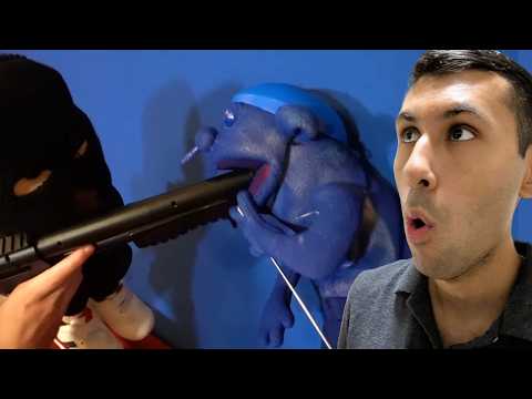 THE ROBBER SPOTS JEFFY!!! Anand The Gamer Reacts : Meccha Chameleon By Kable10