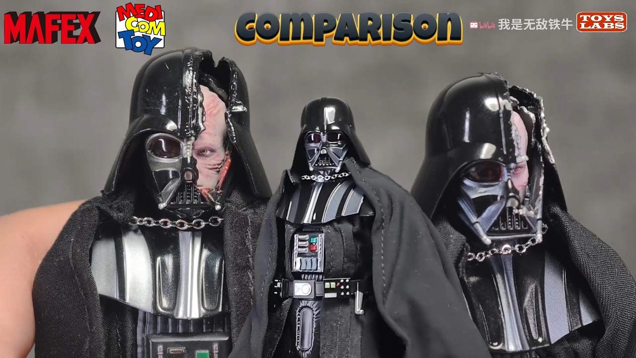 对比 Comparison Review 达斯维达-MAFEX No.266 DARTH VADER (TM) Obi