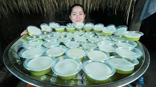 Yummy Pandan Leaves Jelly Cooking - Jelly Cooking - Jelly Pandan Leaves Taste