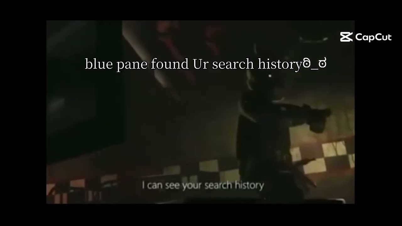 Blue pane found Ur search history