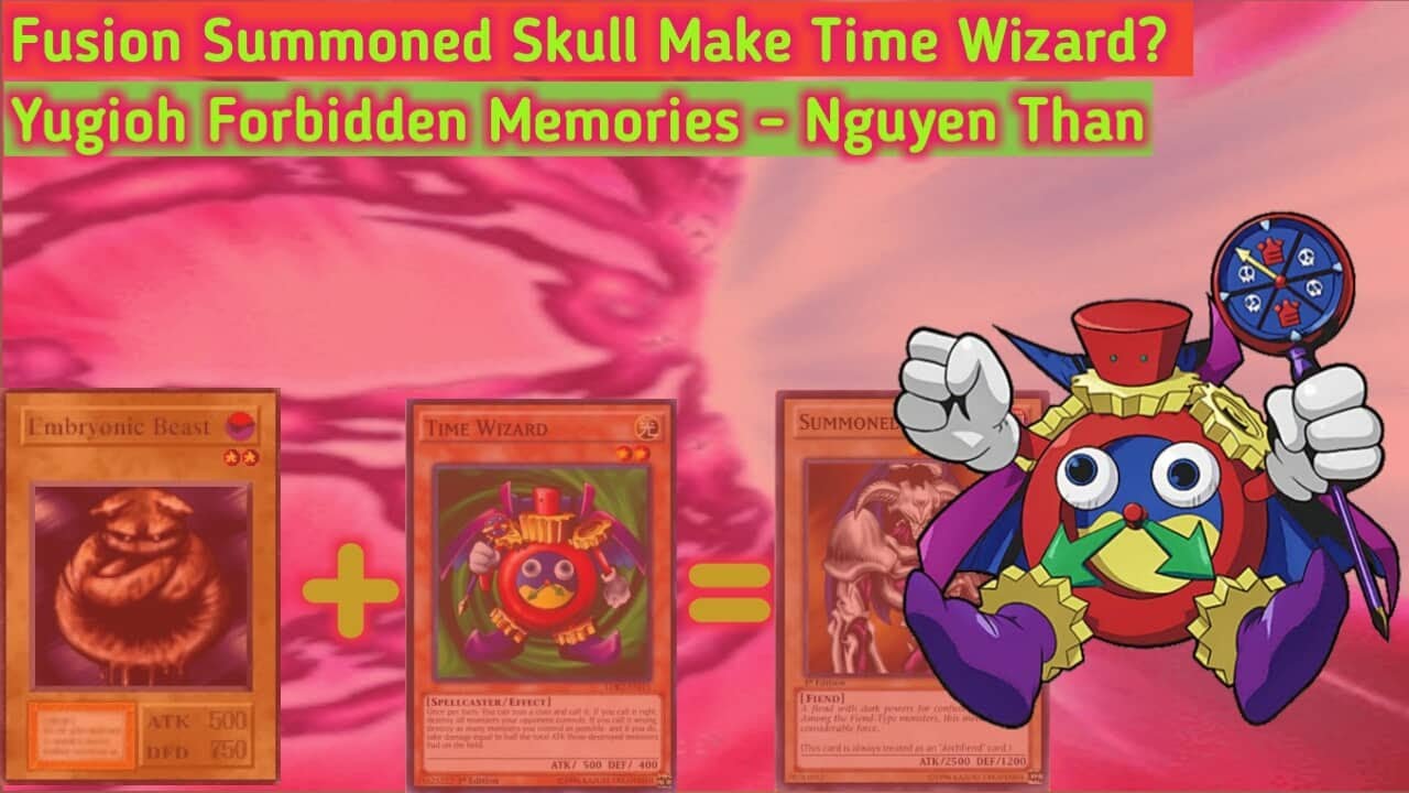 YuGiOh! Forbidden Memories Mod Nguyen Tran Fusion Summoned Skull Make Time Wizard ? YouTube
