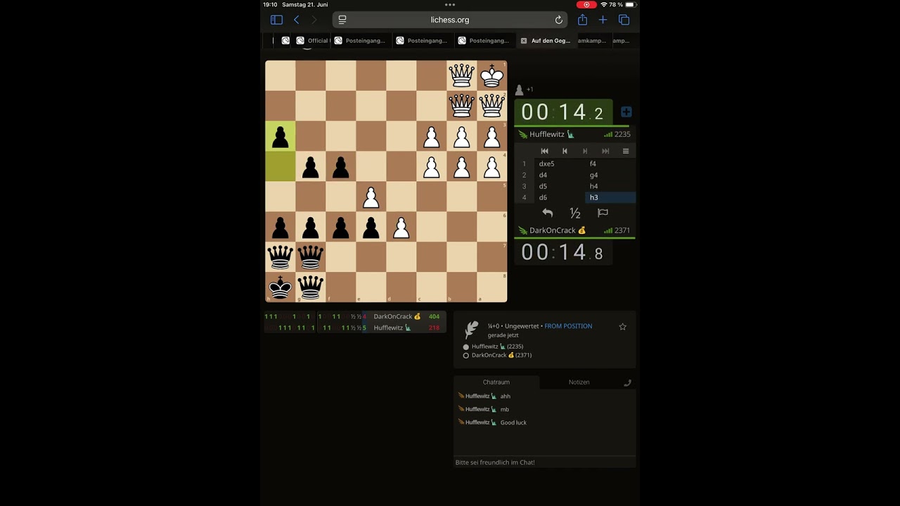 One finger Speedtest vs Hufflewitz (fast mouse player)