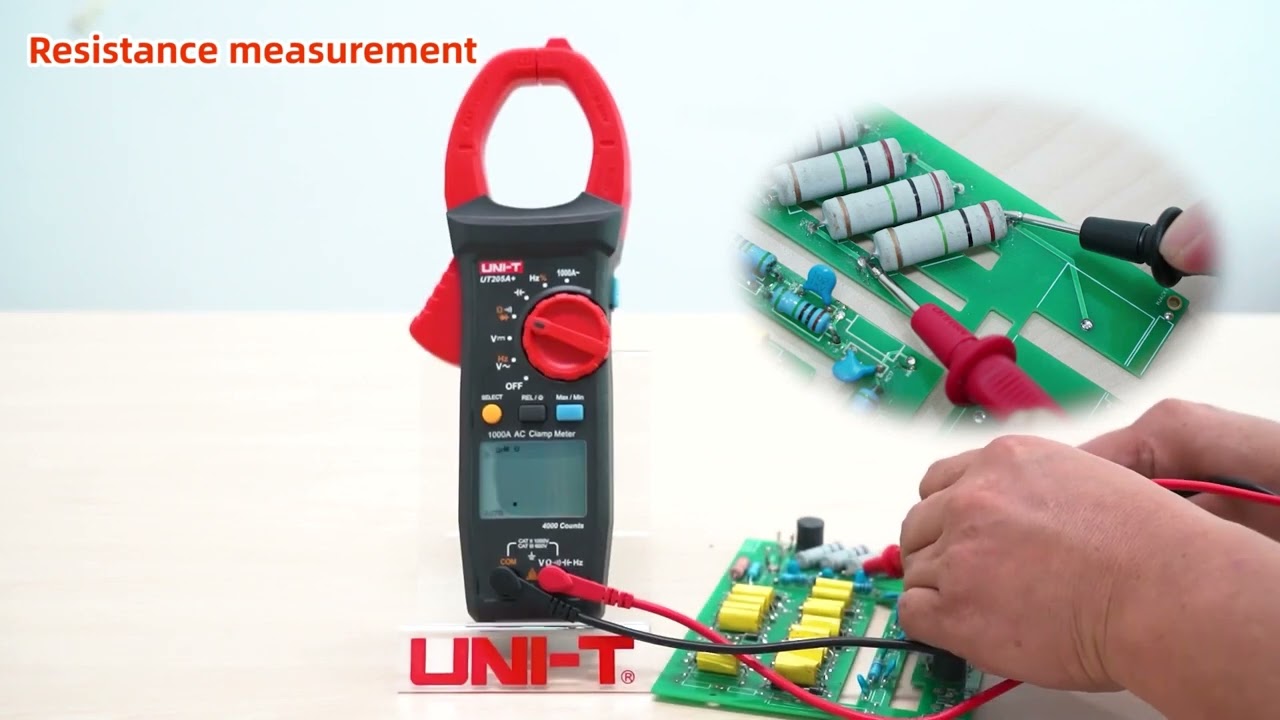 UNI T UT205A+UT206A+ 1000A AC Clamp Meters