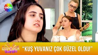 Gülşah’tan Edanur’a “kuş yuvası” benzetmesi! Kuaförüm Sensin