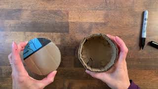 Paper Mache: Round Lid