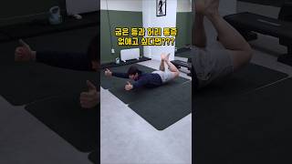 5분 스트레칭으로 굽은 등, 허리 통증 완화하기! #shorts