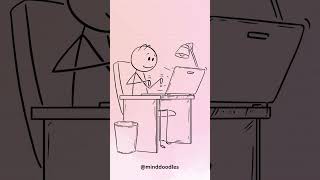 The 2 Minutes Rule to Avoid Procrastination @minddoodles