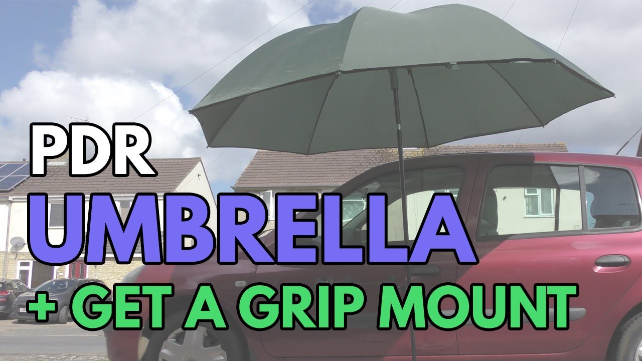 Setting Up My Umbrella Using Get A Grip Mount | PDR Tools - YouTube