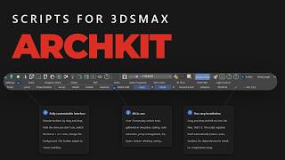 ArchKit script 3dsmax tutoriel