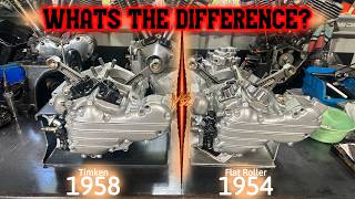 Early Vs Late Panhead Lower End Assembly - Timken Vs Flat Roller - Harley Davidson