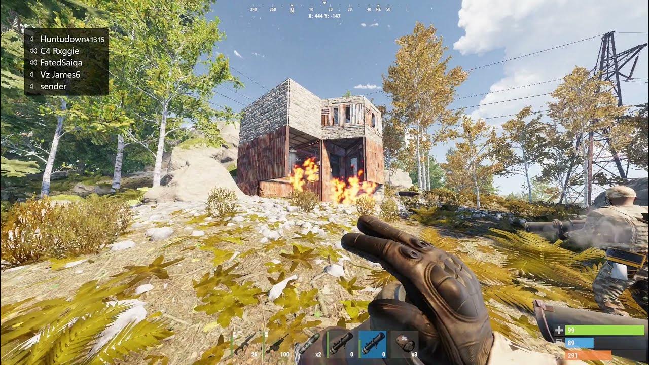 18 Airdrops at once + 75 m2's! (Rust console edition clip dump) YouTube