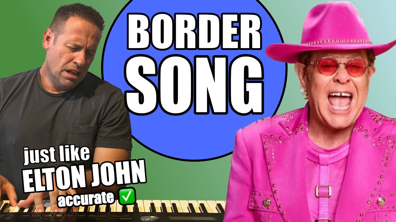 Play Piano Like Elton John | Border Song Piano Lesson | Gospel Style | Shawn Cheek Web Piano Teacher