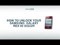 UNLOCK SAMSUNG REX 80 - HOW TO UNLOCK YOUR SAMSUNG REX 80