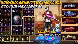 UNBOXING AKUN FF OLD HARGA 1JT 😱 UNTUNG ATAU RUGI YA?? - GARENA FREE FIRE