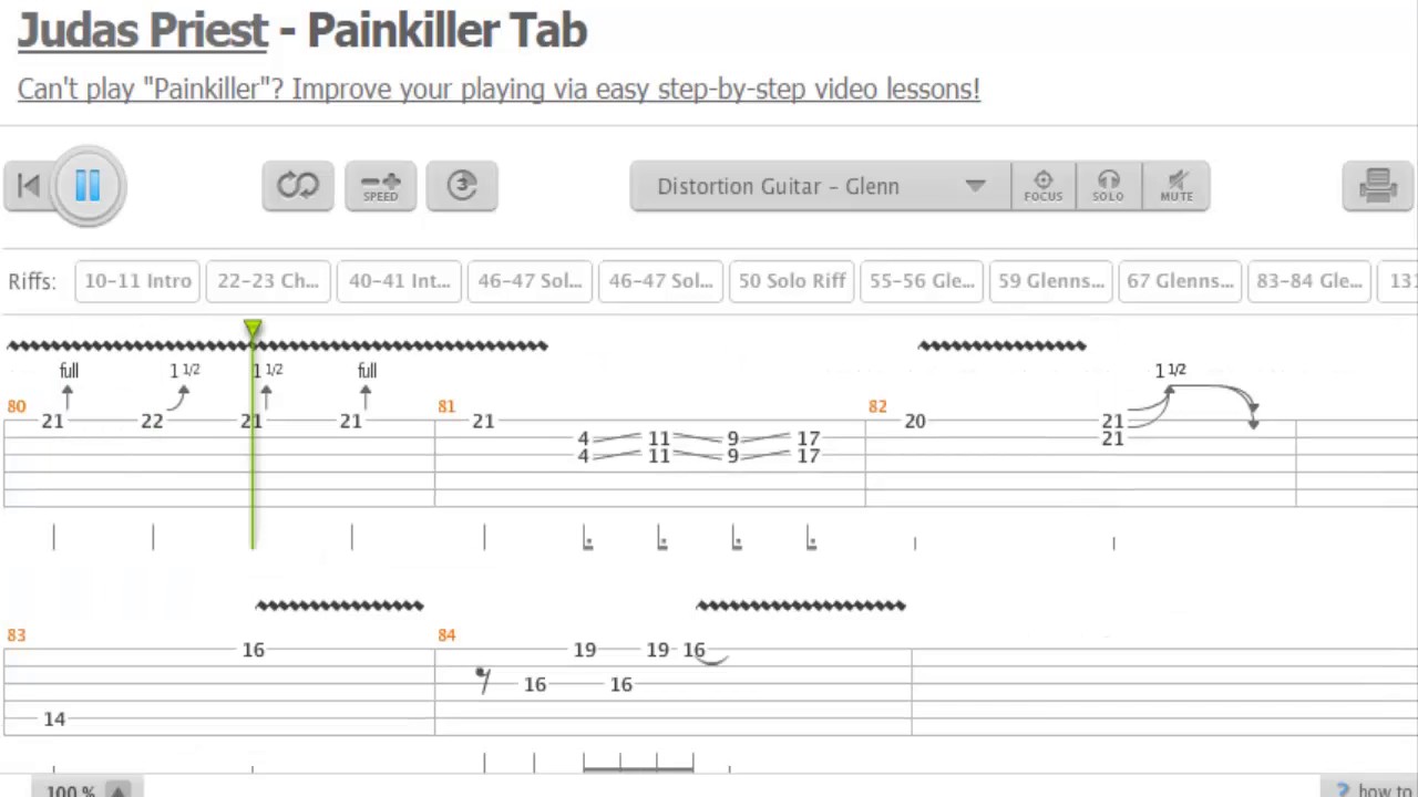 Install tab. Painkiller табы. Judas Priest табы. Painkiller Ноты. Judas Priest Ноты.