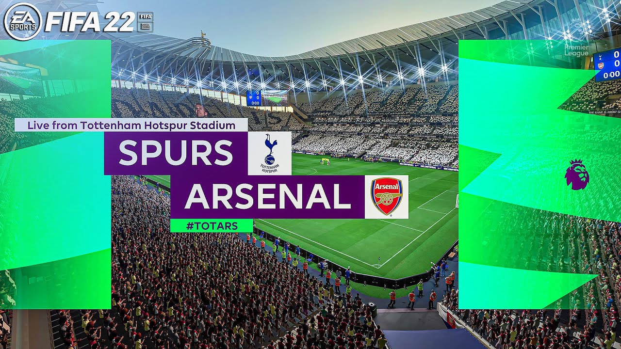 FIFA 22 - Tottenham Hotspur Vs Arsenal - Premier League 21/22 - 4K
