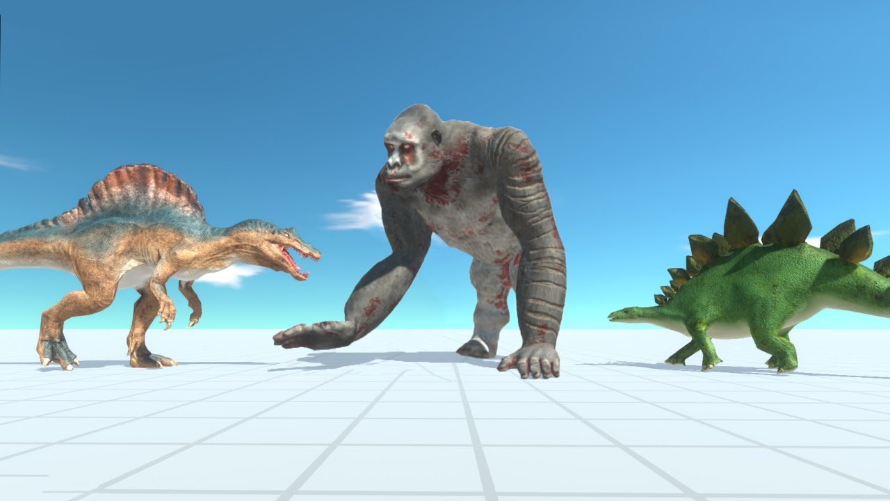 SPINOSAURUS & STEGOSAURUS vs EVERY UNIT - Animal Revolt Battle Simulator