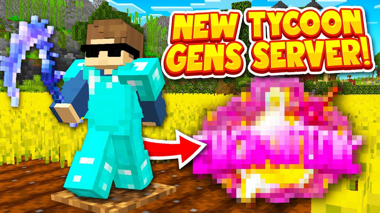 BRAND NEW GENS TYCOON MINECRAFT SERVER TO JOIN IN WINTER 2025 (EASY) | 1.20+ Minecraft Gens