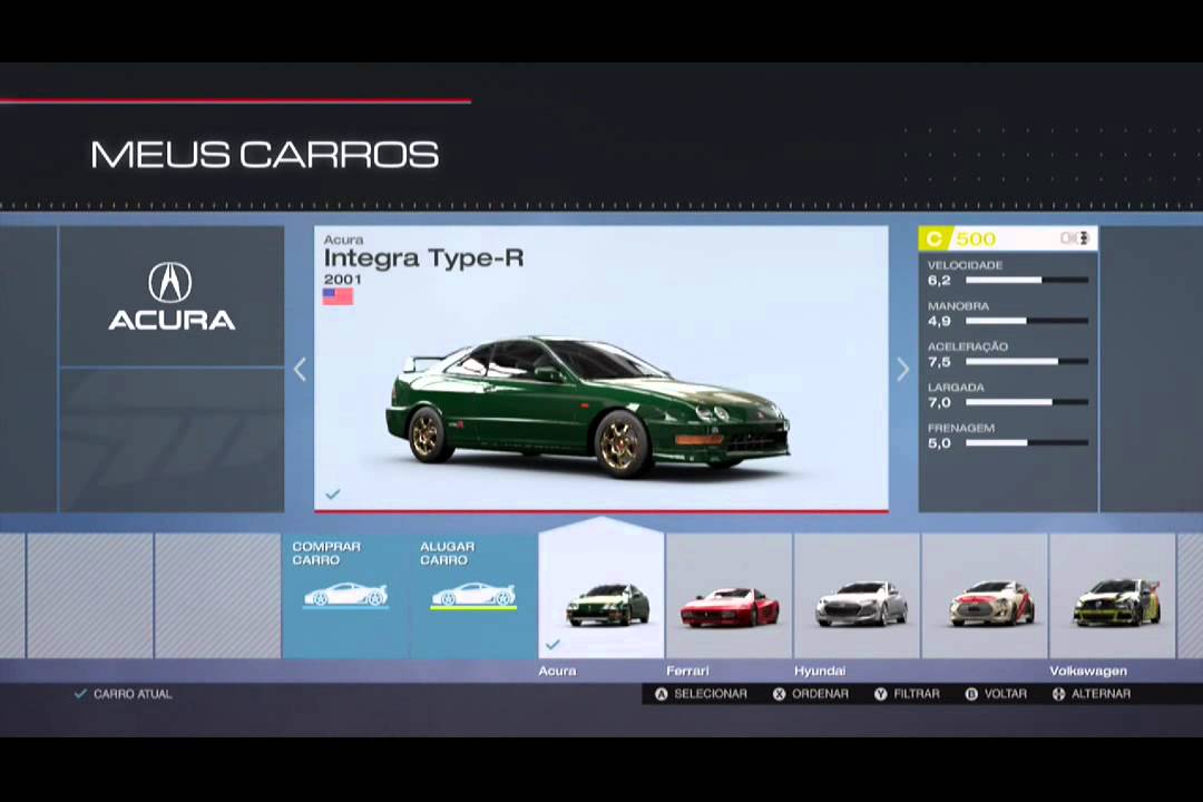 Como colocar Forza 5 do XboxOne para dois jogadores 