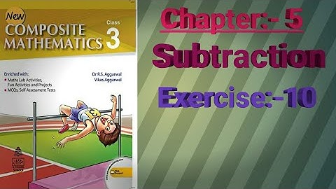 Class III||Chapter 5 ||Subtraction|| Exercise 10||@M.SLifelearning