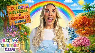 🌈 Ultimate Preschool Learning Adventure! Colors, Seasons &amp; Superhero Songs for Kids 🦸‍♀️🍂