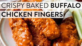 Crispy Baked Buffalo Chicken Fingers | Sally's Baking