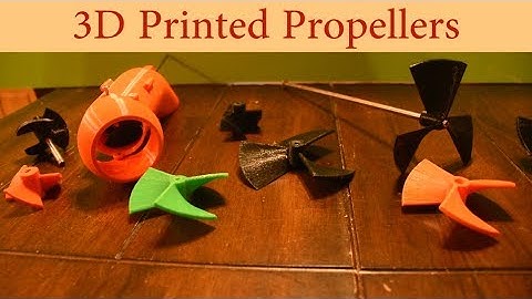 3D Printed Propellers - Mikes Inventions