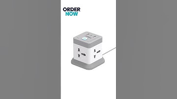 EMBOX Cube Extension Boards with USB Port with Universal Sockets and USB (2.4 A) Charging ll
