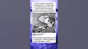 The 1957 Lawn Mower From the Future 🚀