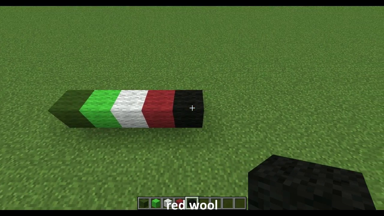 How to build a watermelon pixel art in Minecraft YouTube