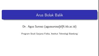 Arus bolak balik 01 Pembangkit tegangan bolak balik generator AC
