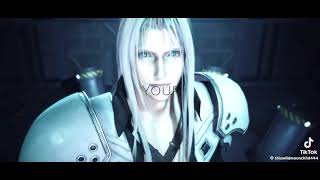 Sefikura Sephiroth x Cloud 🖤🪽💙  |  Final Fantasy 7 Rebirth x Kpop Demon hunter 😈 ♥️