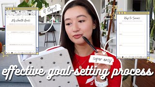 An Effective Goal Setting Process (4 Steps!) | How to Avoid Being Overwhelmed by Your Goals