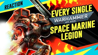 Every Single Warhammer Space Marine Legion in a Nutshell REACTION Part 2