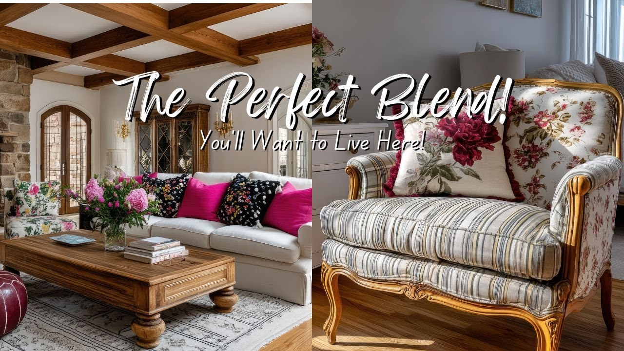 🌸🪑Boho Farmhouse with a Cottagecore Twist Tour This Stunning Cross Continental Home