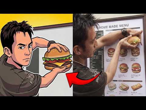 Cyril Takayama's Burger Appearing Magic Secret Revealed! - YouTube