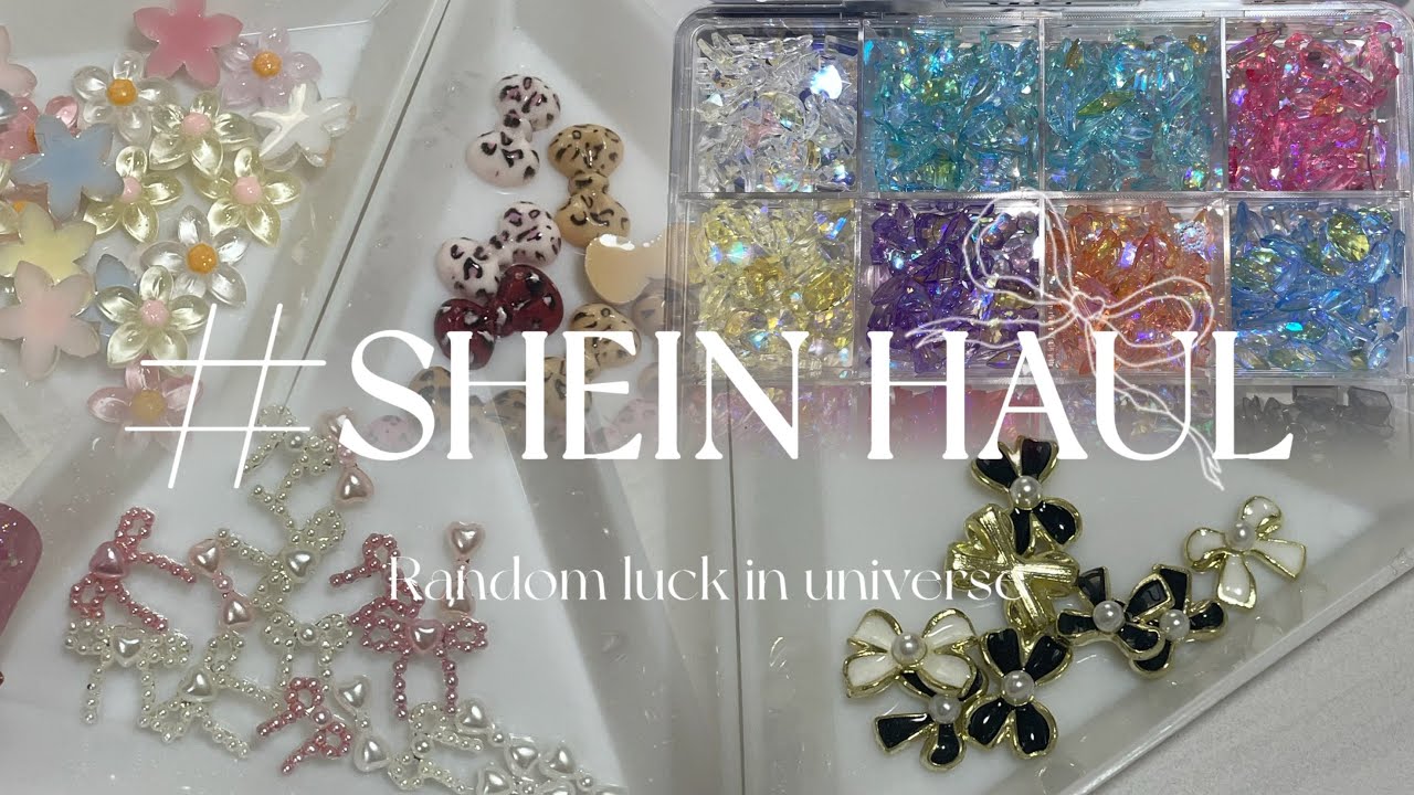 SHEIN購入品！今回も当たり✨かわいいネイルパーツ紹介💅