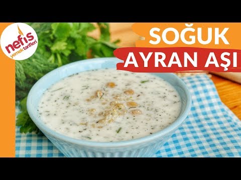 i̇çi̇ni̇zi̇ ferahlatacak 👌 soğuk ayran aşi çorbasi tari̇fi̇