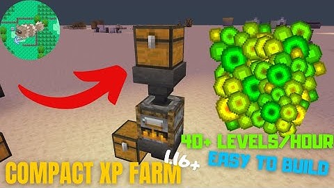 Minecraft 1.16+ COMPACT XP FARM TUTORIAL in Bedrock (MCPE/Xbox/PS4/Switch/Windows 10)