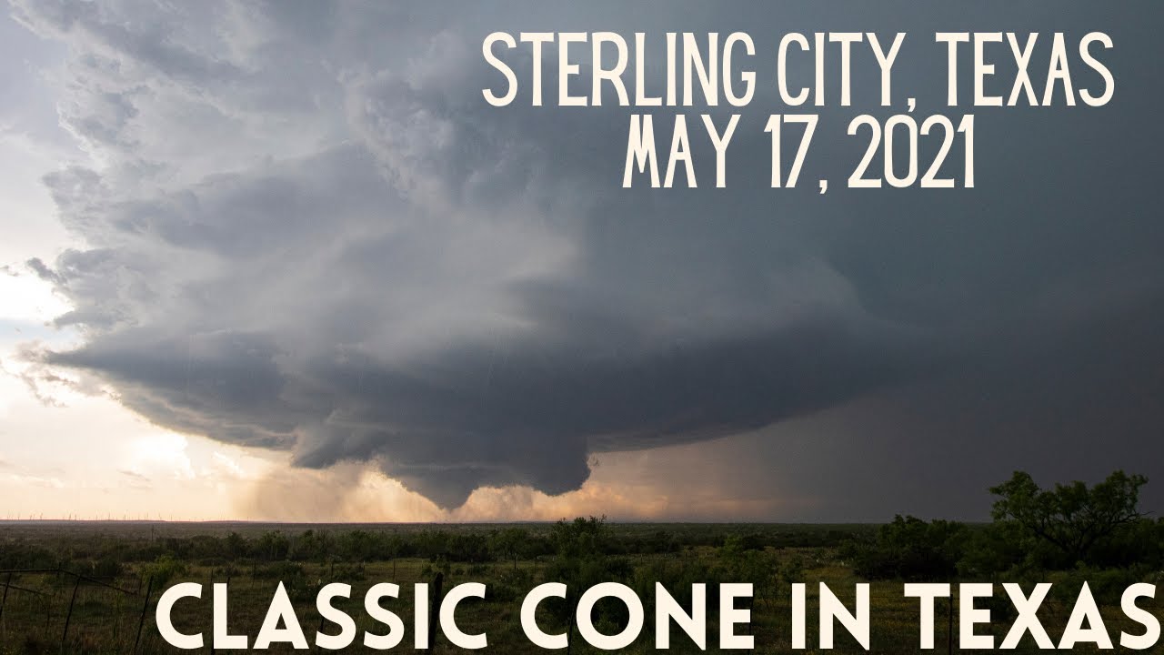 Tornado near Sterling City/Forsan/Colorado City, TX Highlights in 4K