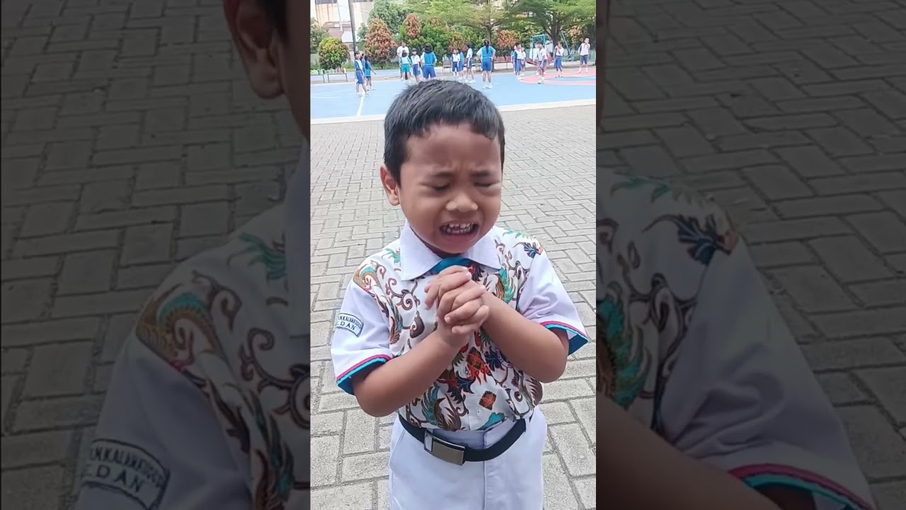 Lucunya ekspresi anak cekgu nih...