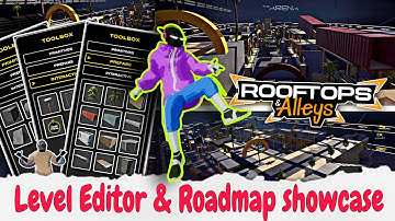 Level Editor Showcase & more Update | Rooftops & Alleys The Parkour Game