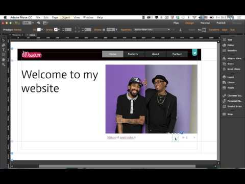 Create a Website With Adobe Muse CC 2014