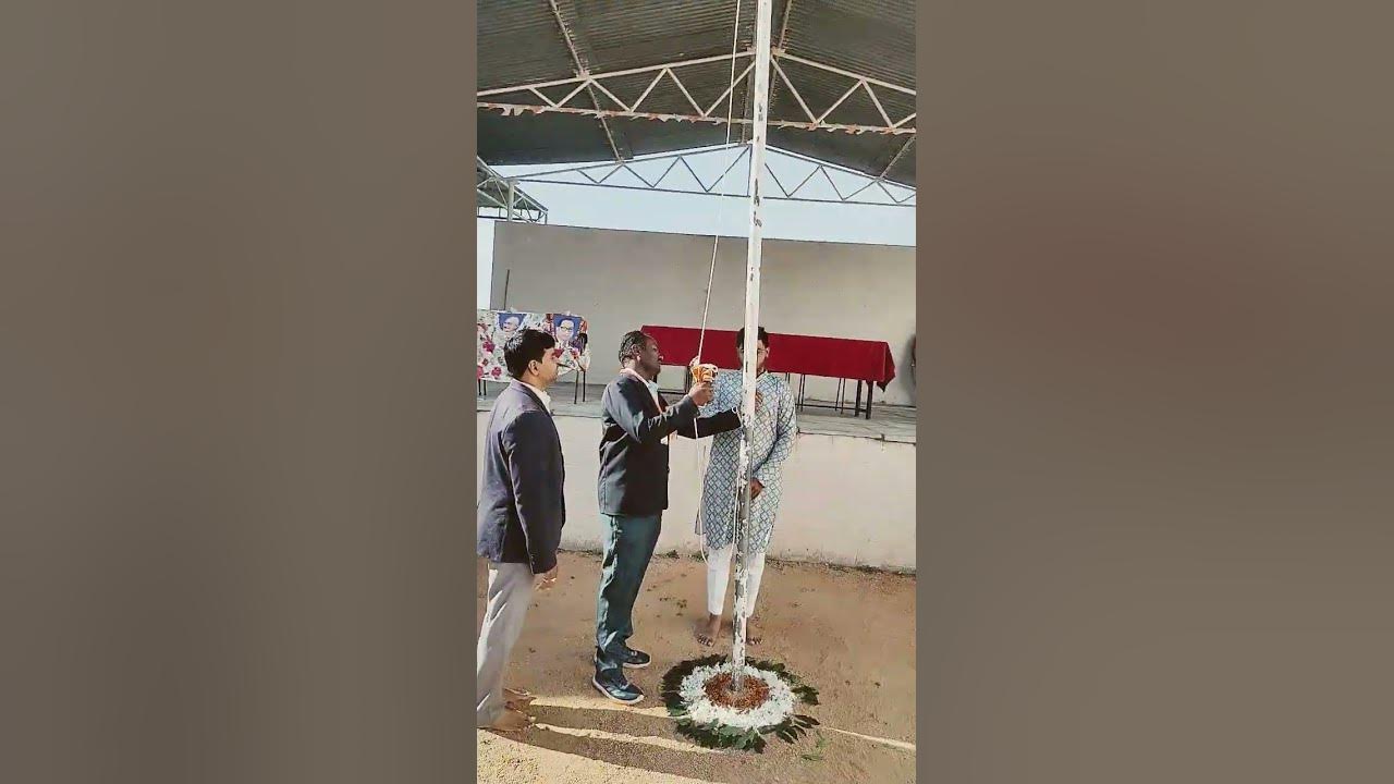 flag-hoisting-by-divyansh-sir-karnataka-vimochana-dinacharane-youtube