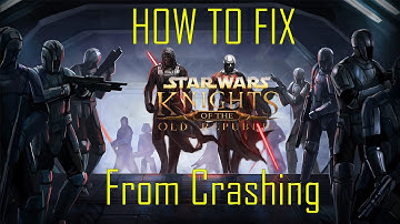 KOTOR CRASHING FIX EASY WINDOWS 10 2020