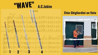 Wave (A.C.Jobim) By Elvio Ghigliordini (Jazz Flute)